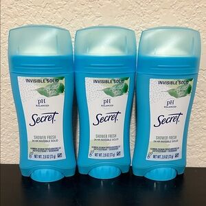 Secret Shower Fresh Deodorant Trio